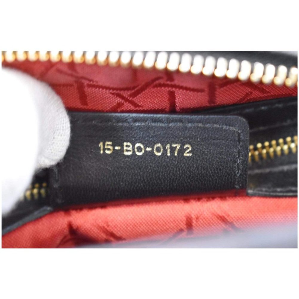 CHRISTIAN DIOR Medium Lady Dior Lambskin Shoulder - Picture 12 of 12